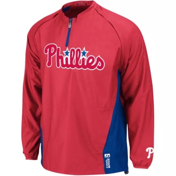 Majestic Other - NEW Philadelphia Phillies Majestic Cool Jacket XL